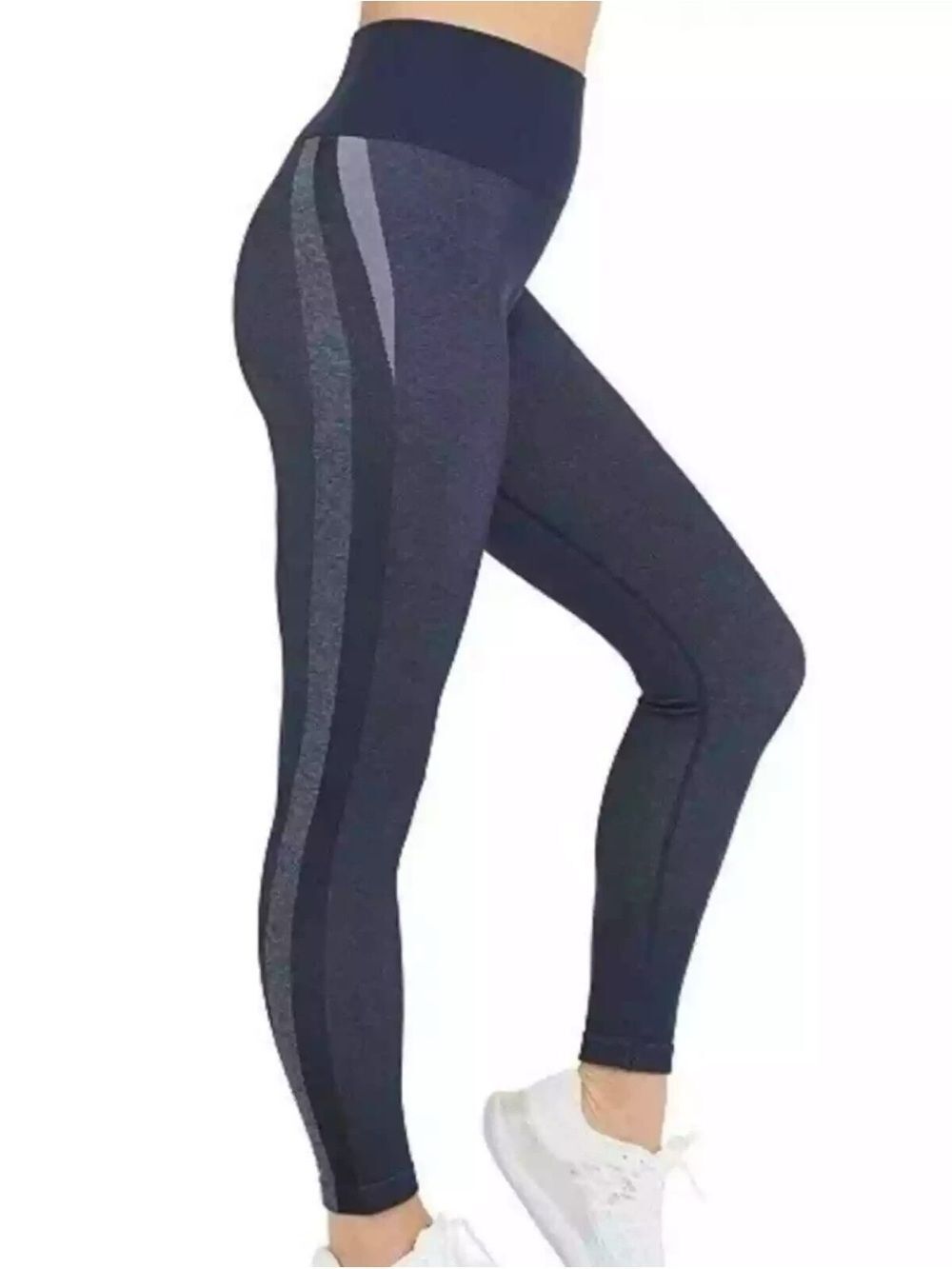 SPANXβSeamless LOOK AT ME NOW Blue High-Waist Leggings Size Medium